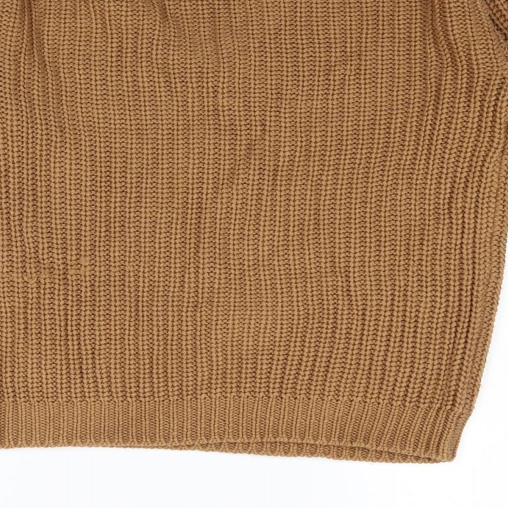 Preworn Womens Brown  Knit Pullover Jumper Size 10
