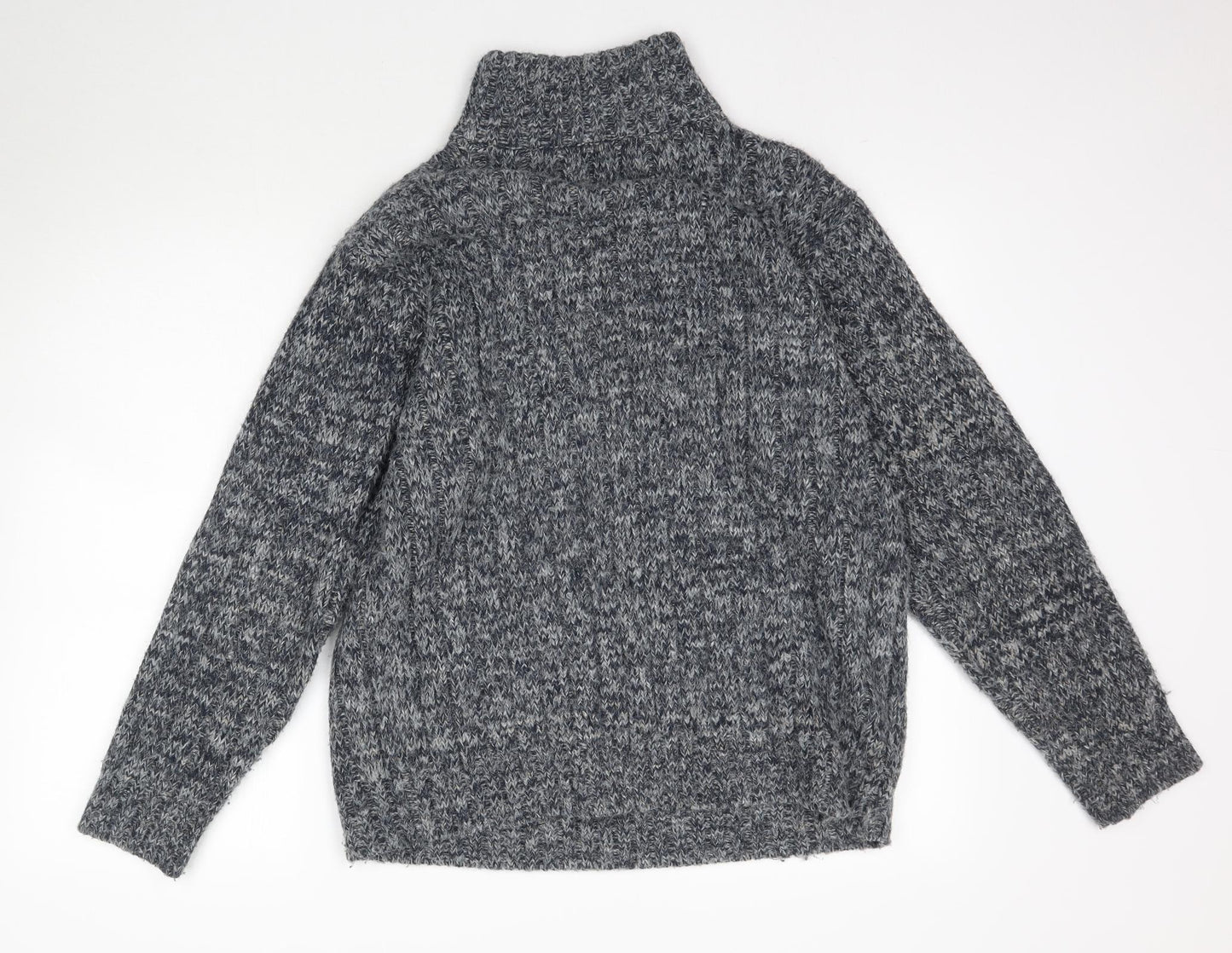 Marks and Spencer Mens Grey  Knit Pullover Jumper Size M