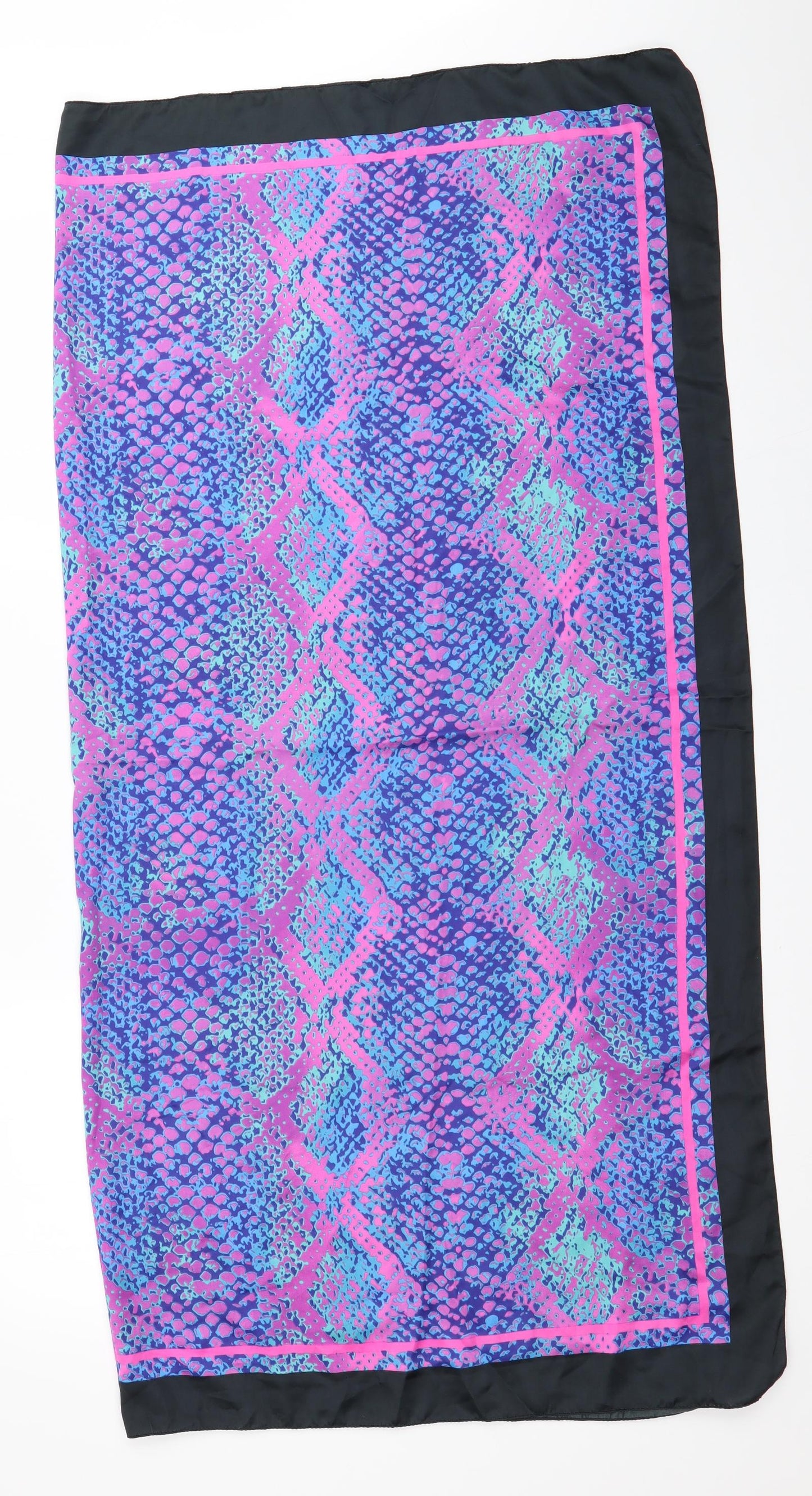 Primark Womens Blue Animal Print   Scarf   - Silk feel