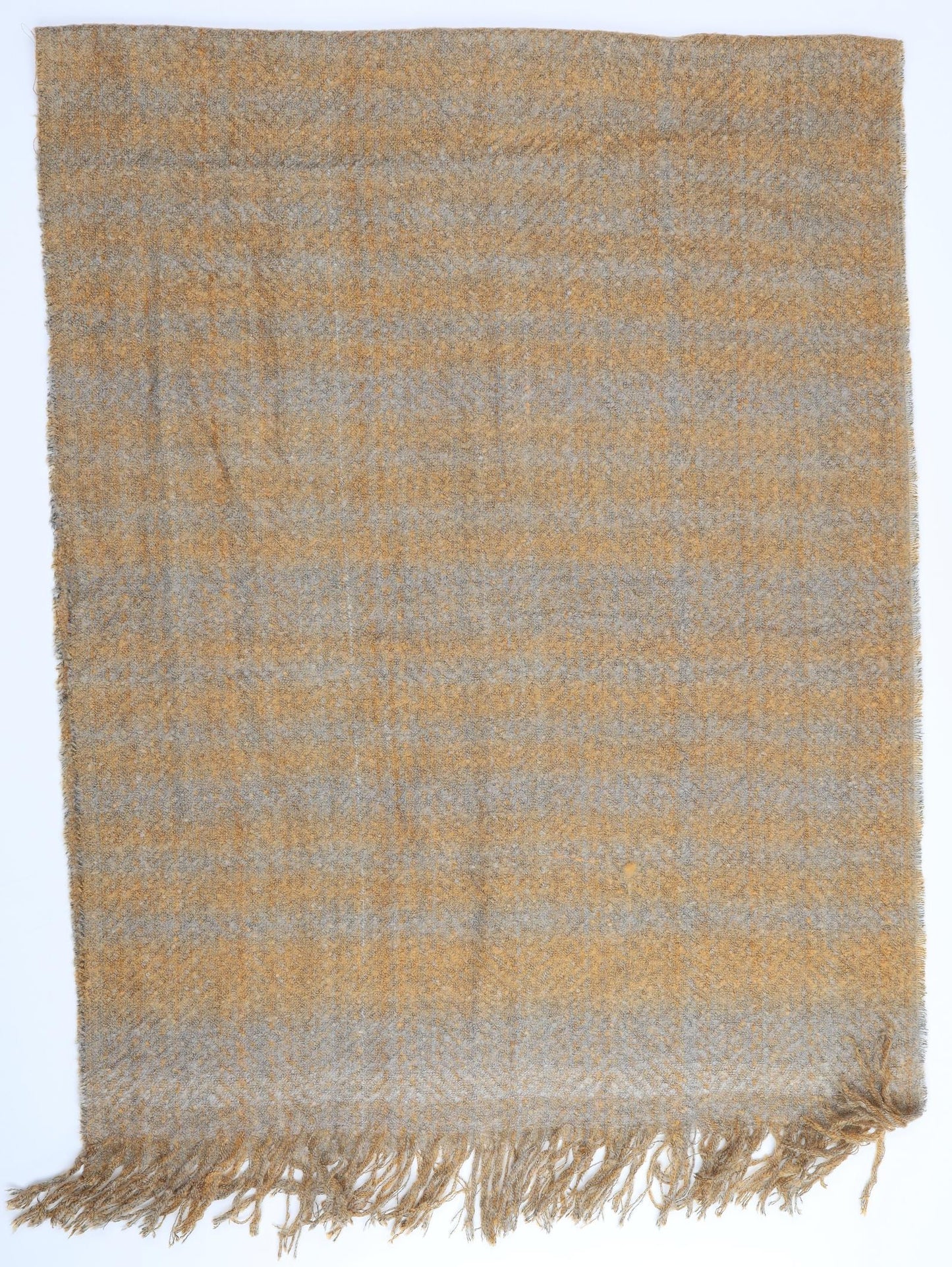 Preworn Womens Gold Striped   Shawl/Wrap