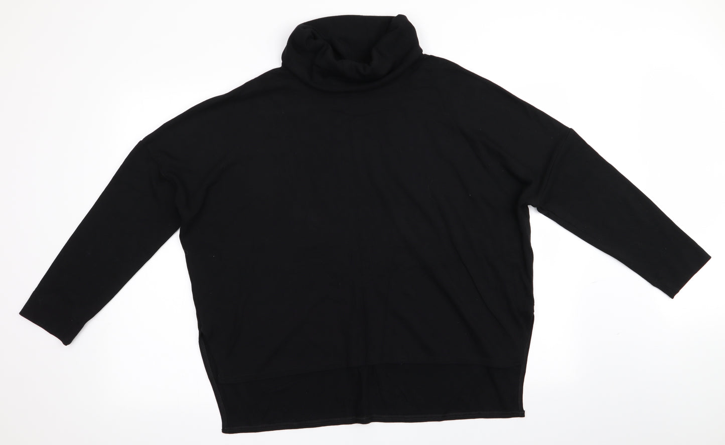 Moto Womens Black   Pullover Jumper Size 12  - Heavy Jersey Like fabric