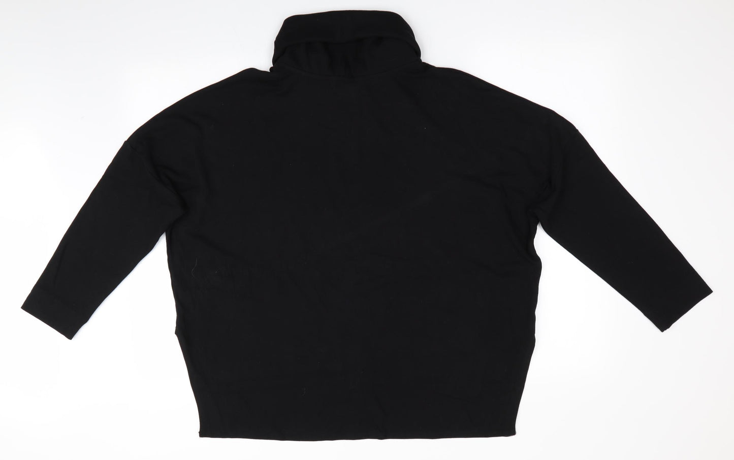 Moto Womens Black   Pullover Jumper Size 12  - Heavy Jersey Like fabric