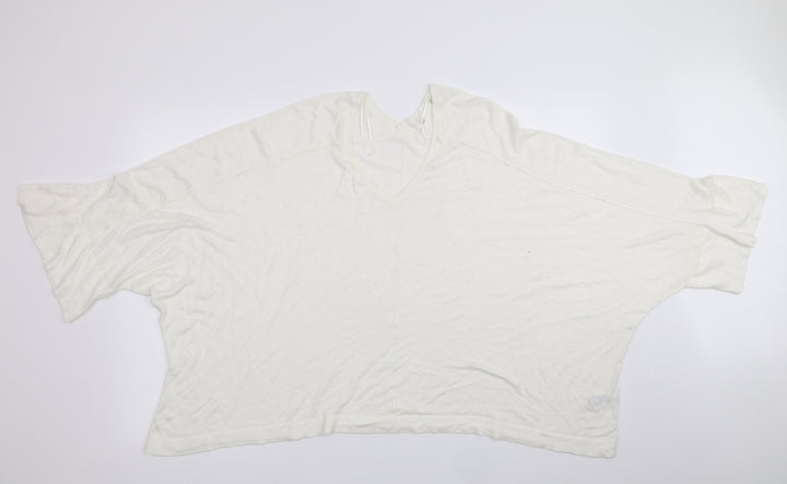 NEXT Womens Ivory Pullover Jumper Size XL - Batwing Sleeve