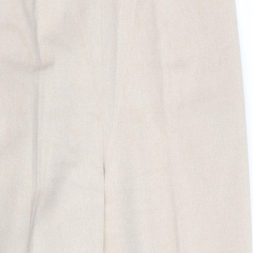 Classics Womens Beige   Trousers  Size 18 L27 in - Back Elastication