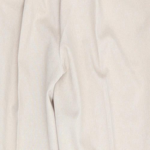 Classics Womens Beige   Trousers  Size 18 L27 in - Back Elastication
