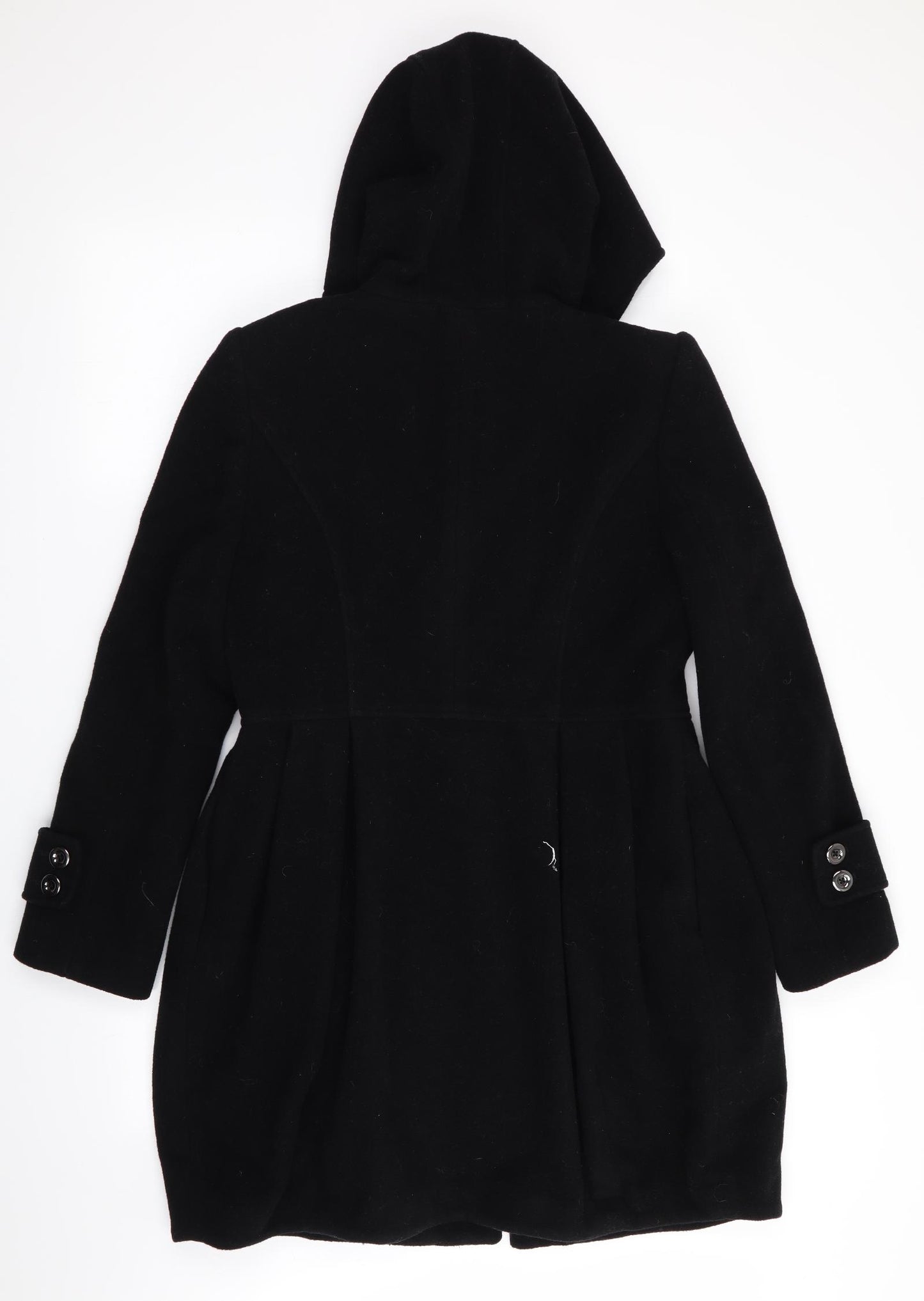 Jesire Red Womens Black   Overcoat Coat Size 12