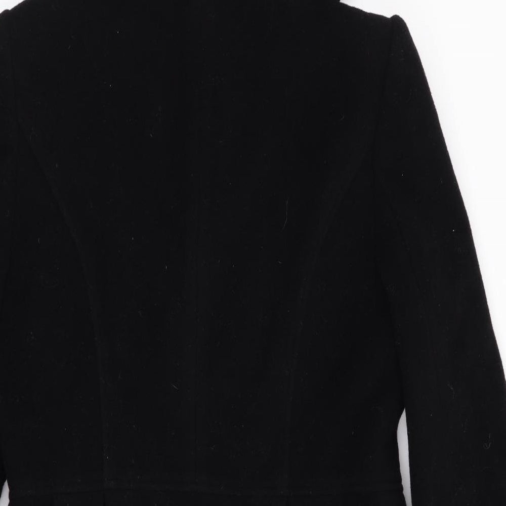 Jesire Red Womens Black   Overcoat Coat Size 12