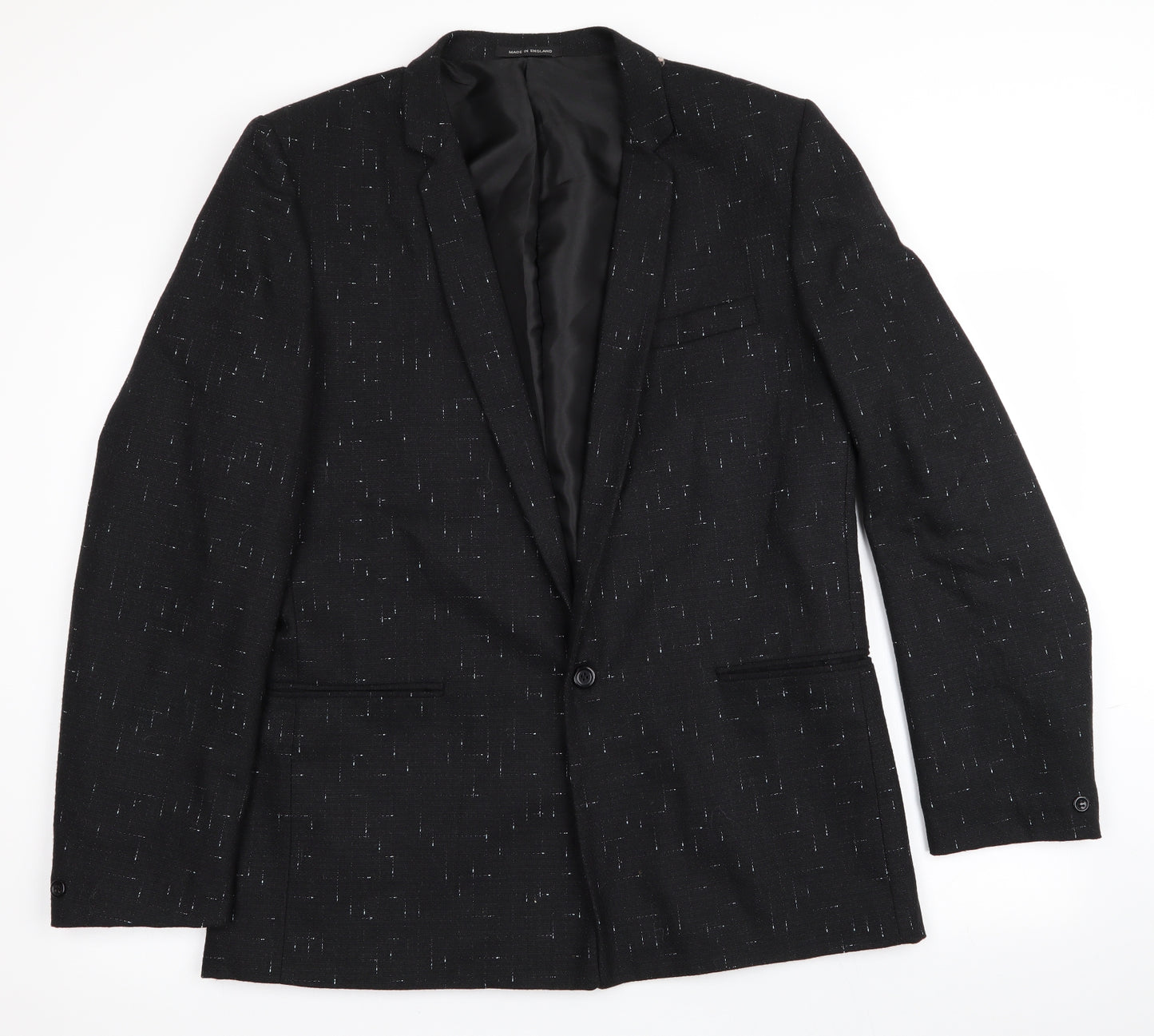 Stonewall Jackson Mens Black   Jacket Blazer Size 42