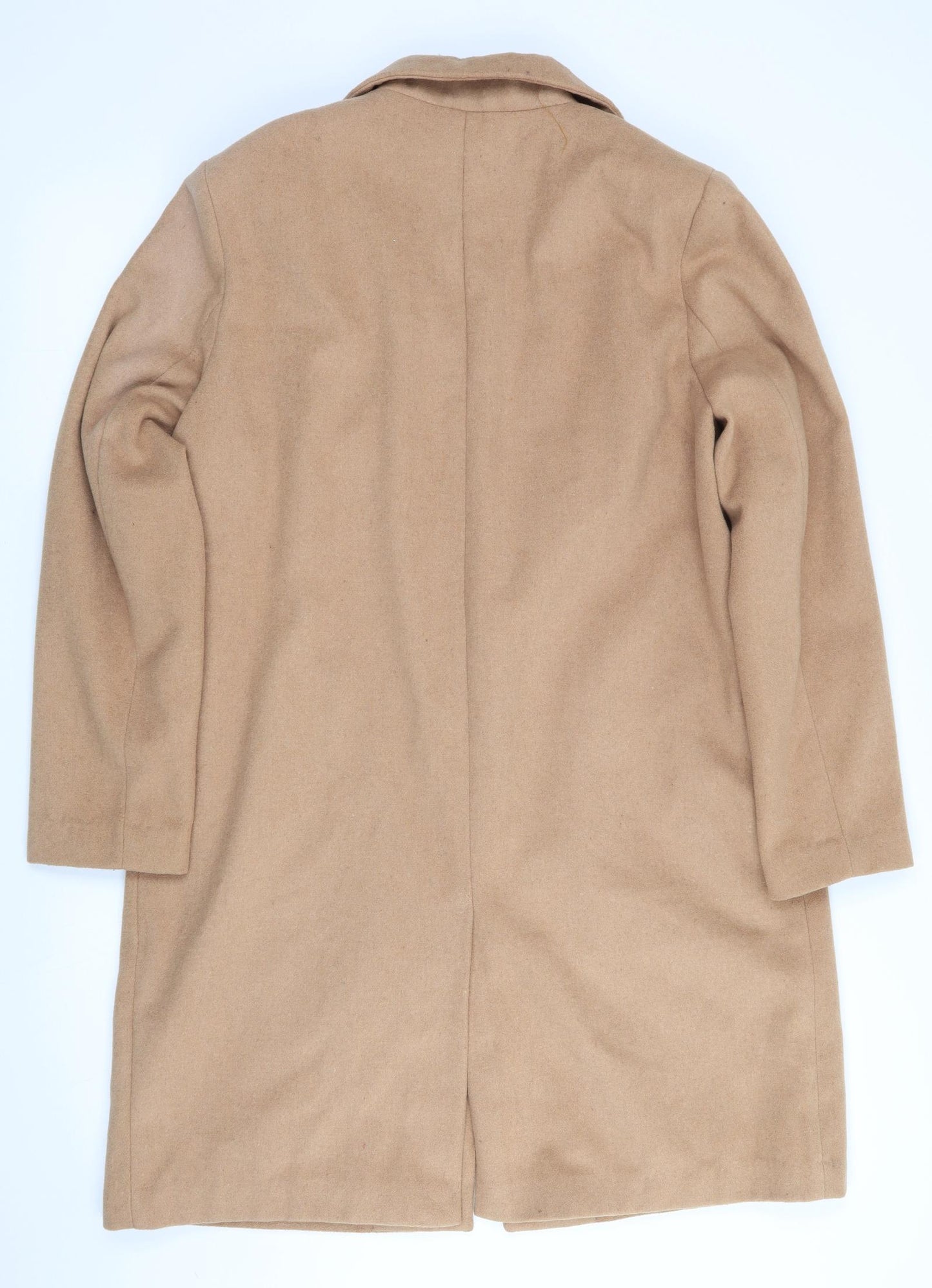 New Look Womens Beige   Overcoat Coat Size 16