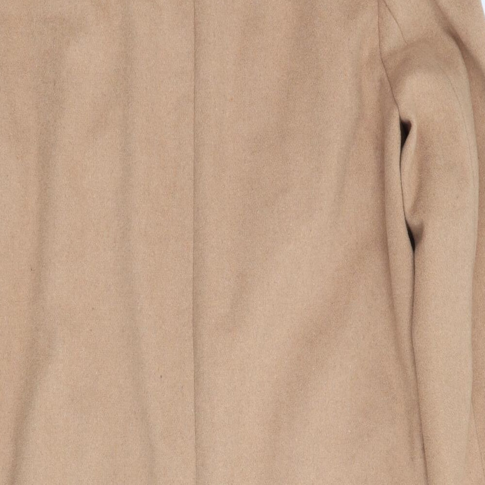 New Look Womens Beige   Overcoat Coat Size 16