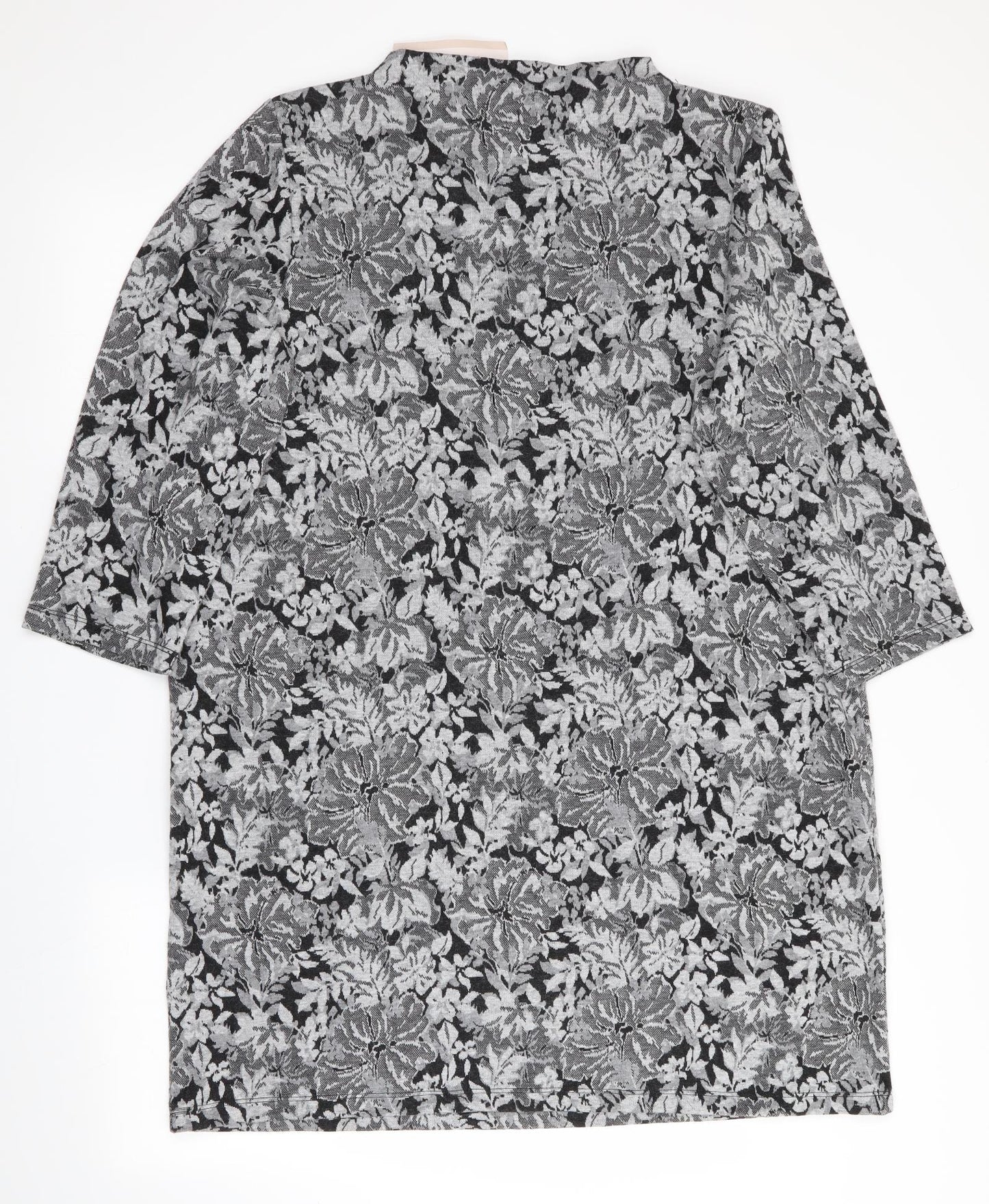TU Womens Grey Floral  Jumper Dress  Size 20