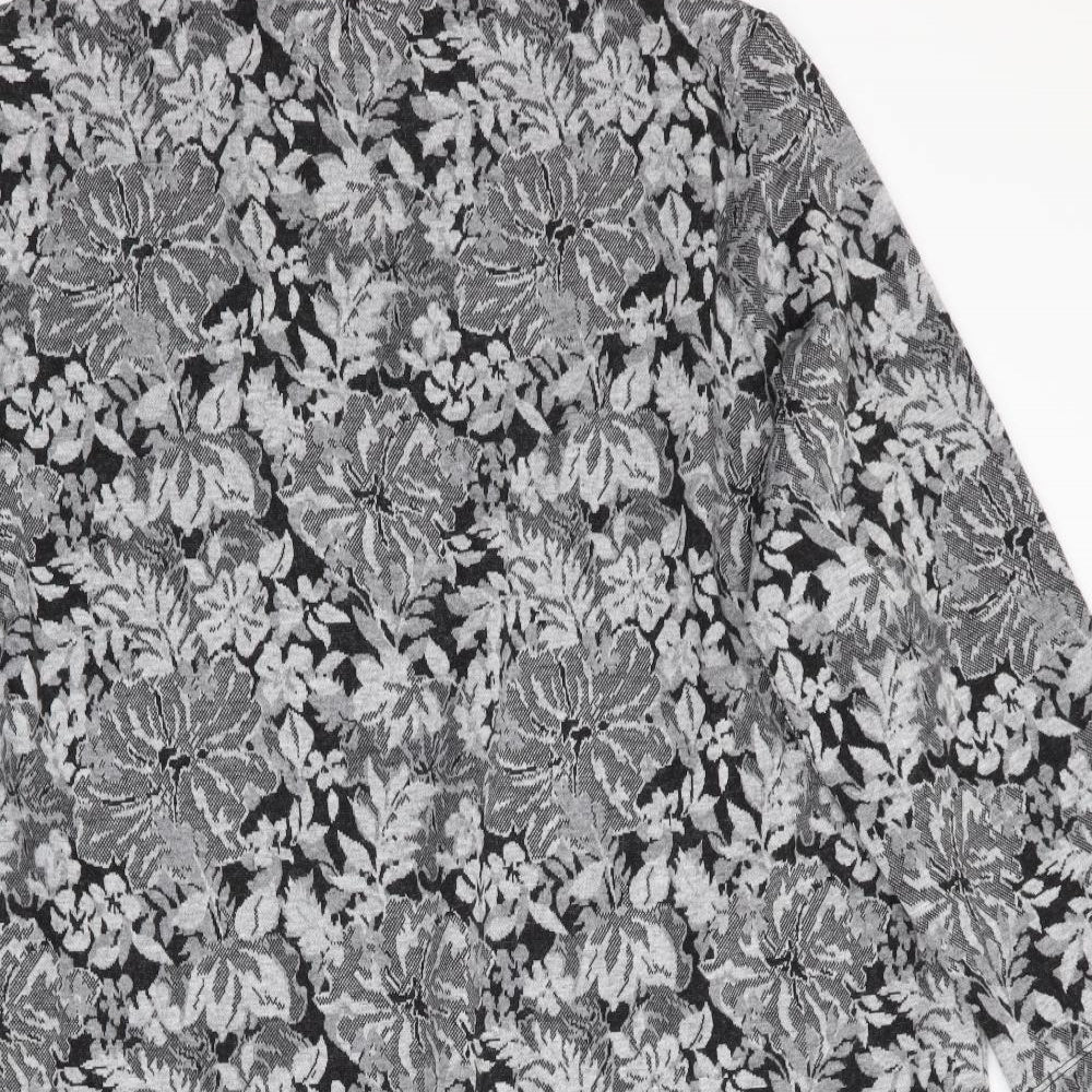 TU Womens Grey Floral  Jumper Dress  Size 20