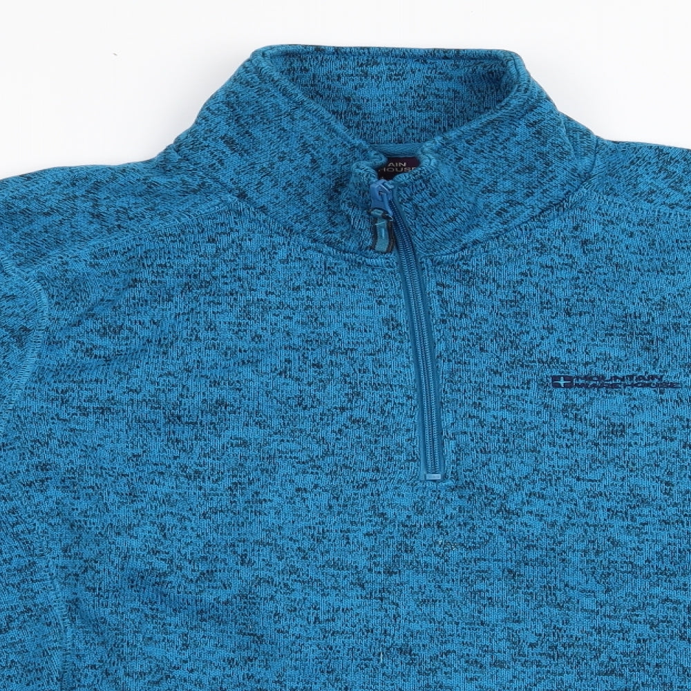 Mountain Warehouse Womens Blue   Jacket  Size 16  - Fleece Lined Pullover Style