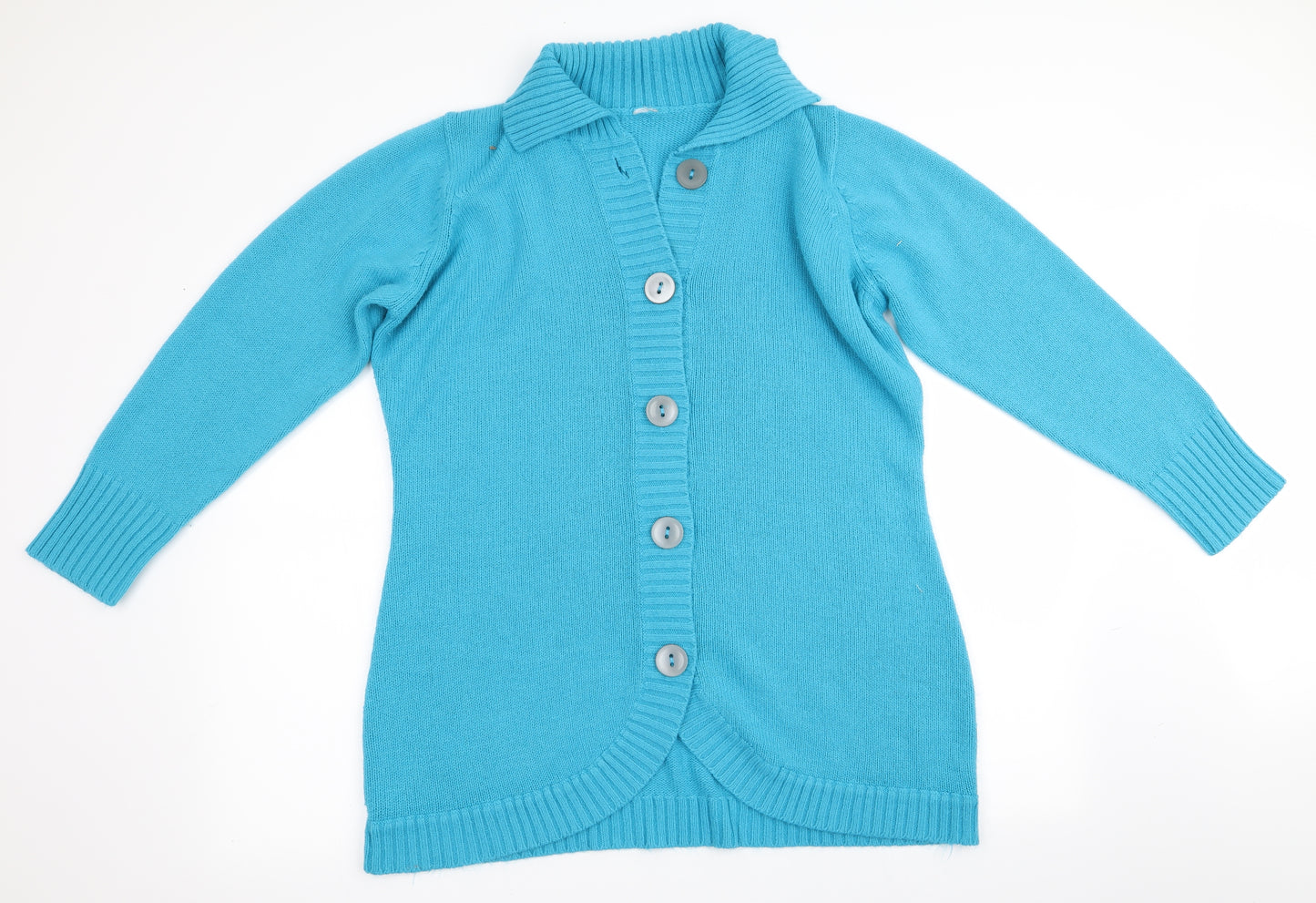 Note Womens Blue   Cardigan Jumper Size 16  - Longline Cardigan