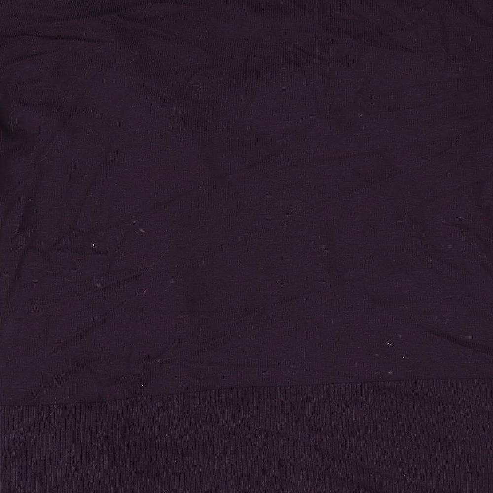 The White Company Womens Purple   Cardigan Jumper Size 8  - Longline Cardigan
