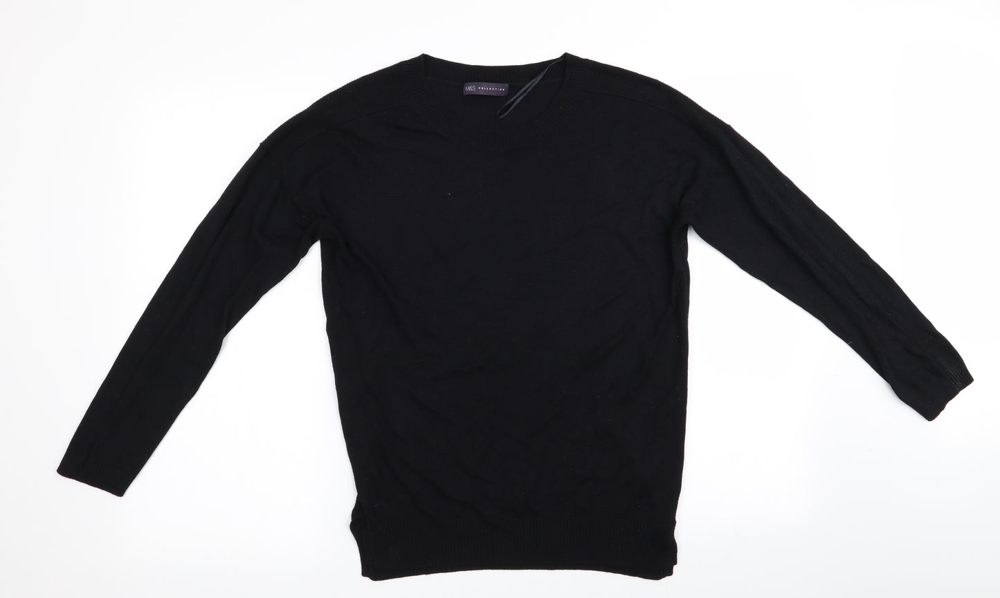 Marks and Spencer Womens Black   Pullover Jumper Size 10