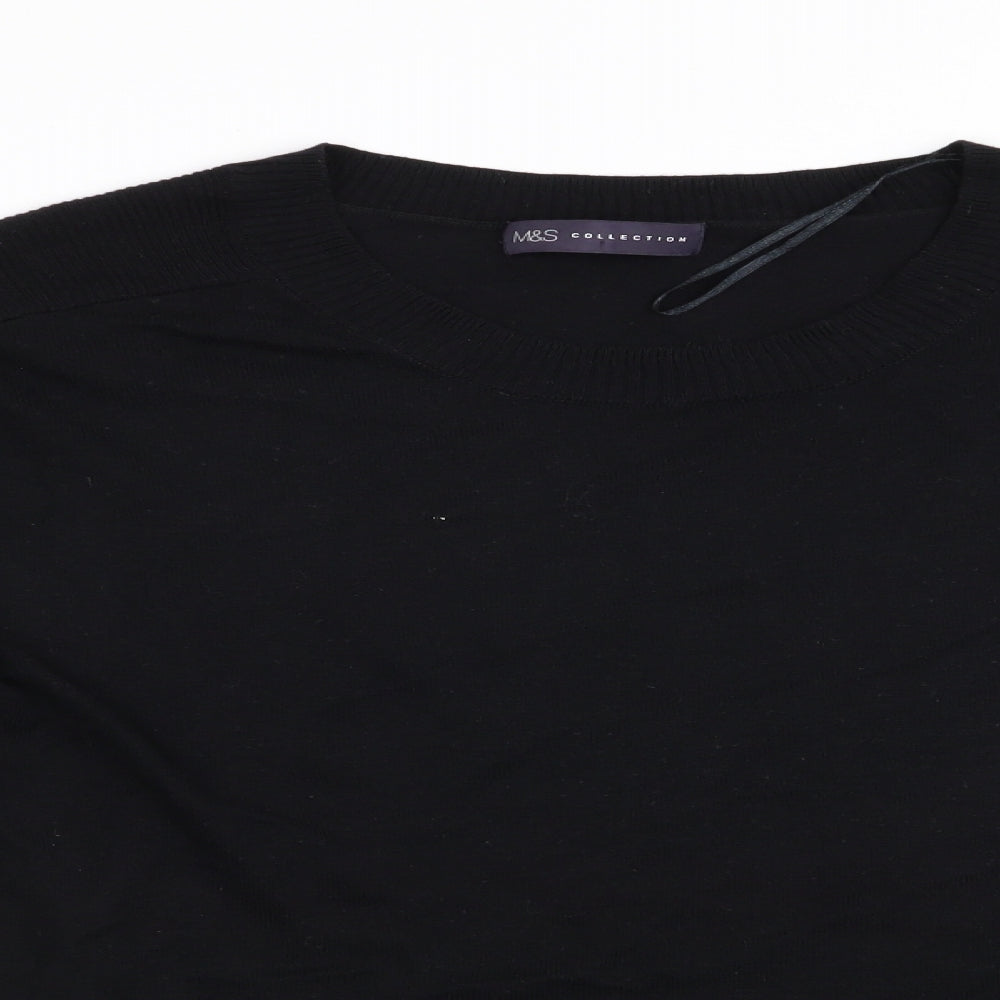 Marks and Spencer Womens Black   Pullover Jumper Size 10