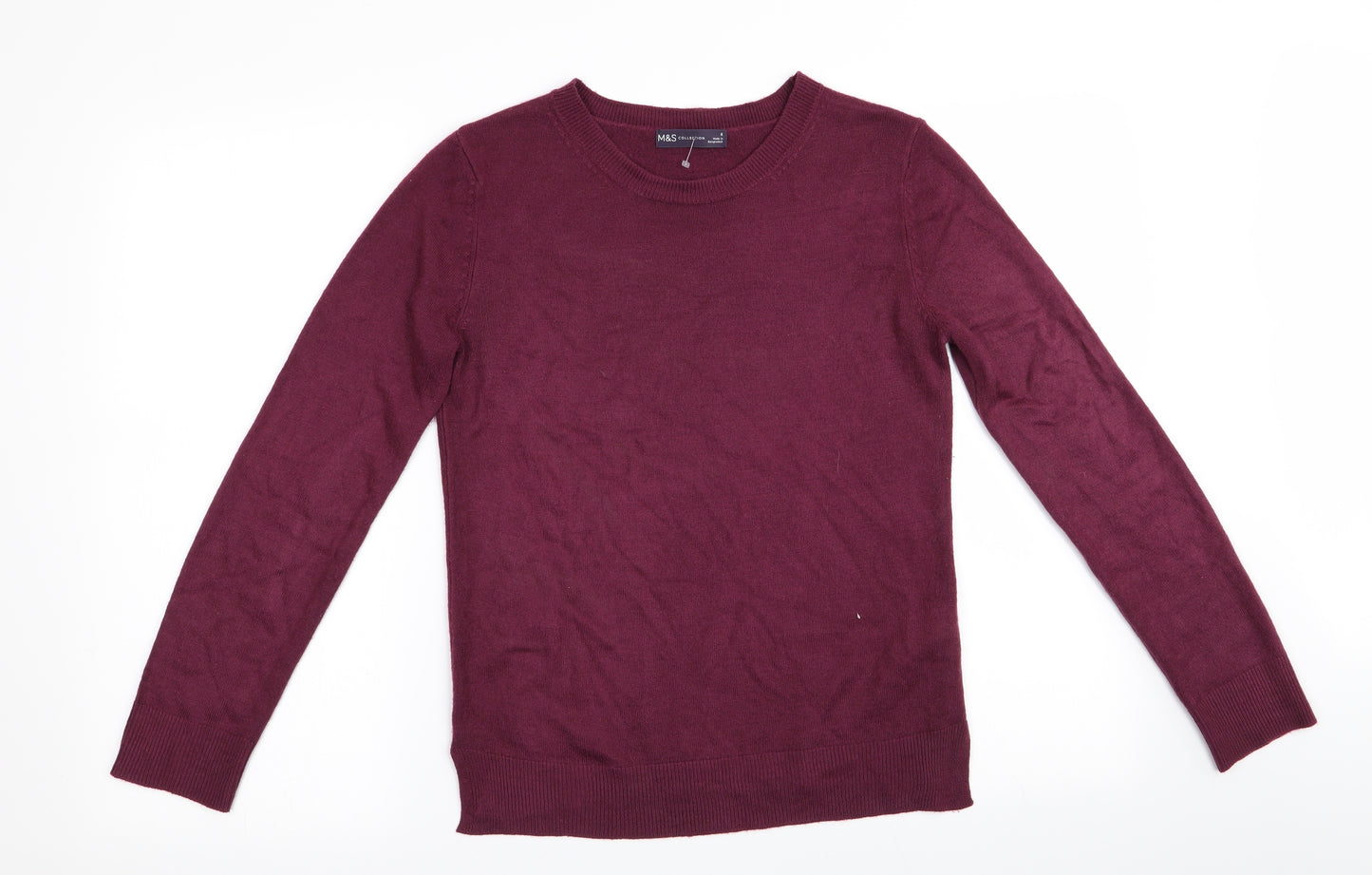Marks and Spencer Womens Purple   Pullover Jumper Size 8