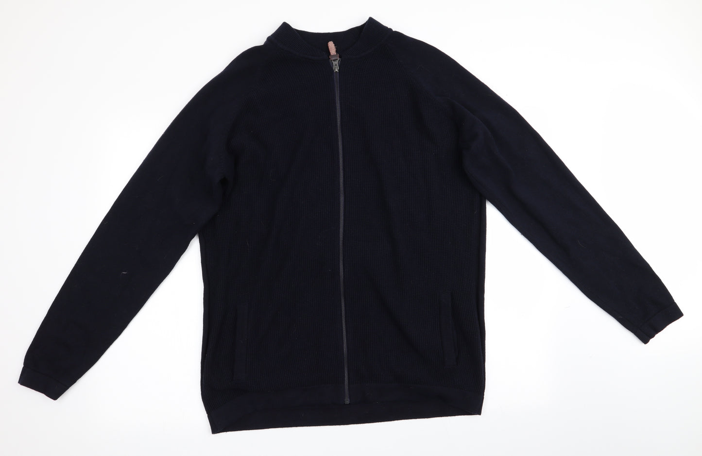 TU Mens Blue   Full Zip Jumper Size XL