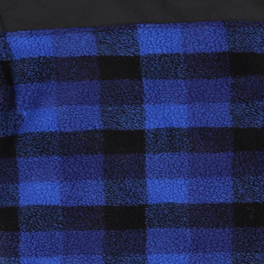 Regatta Mens Blue Check  Jacket Coat Size S  - Padded Shirt Type Jacket