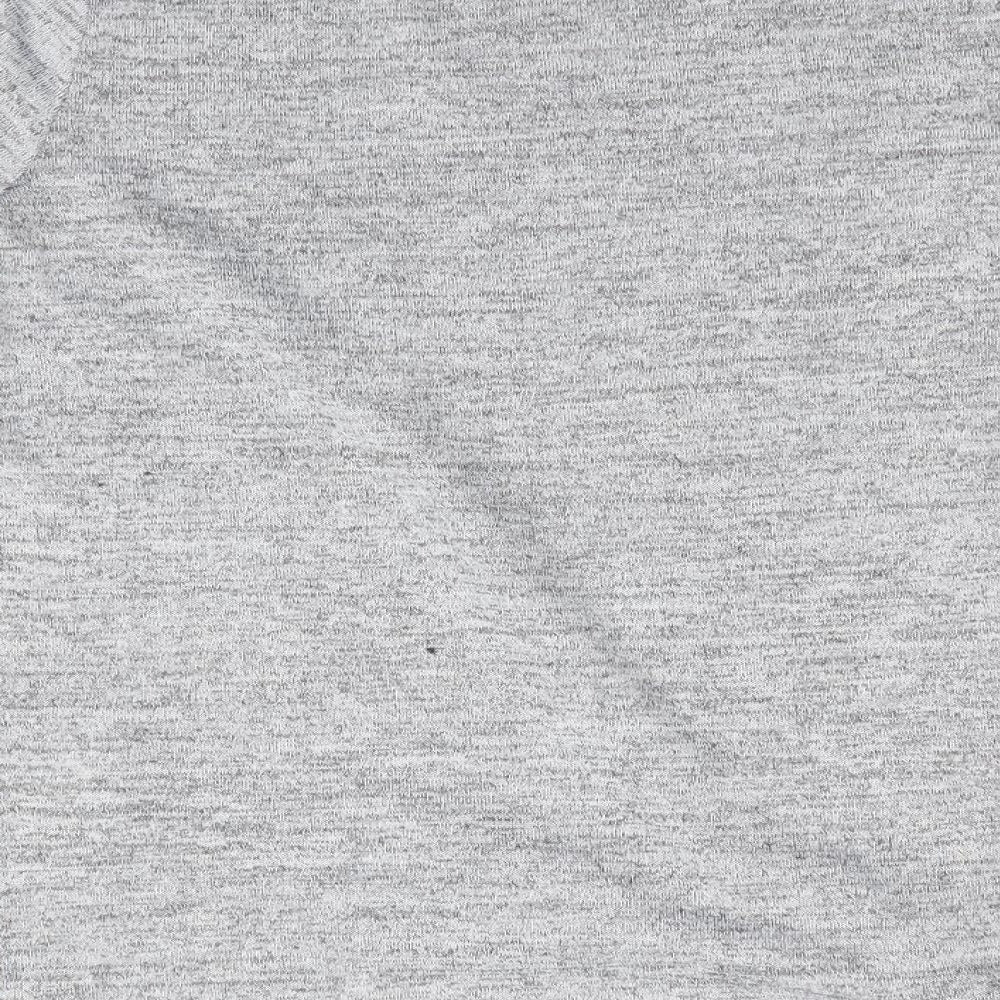 Papaya Womens Grey Floral  Pullover Jumper Size 8  - Side Tie Detail