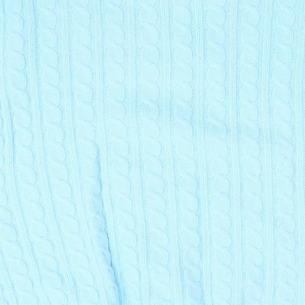 Pure & Natural Womens Blue   Pullover Jumper Size S