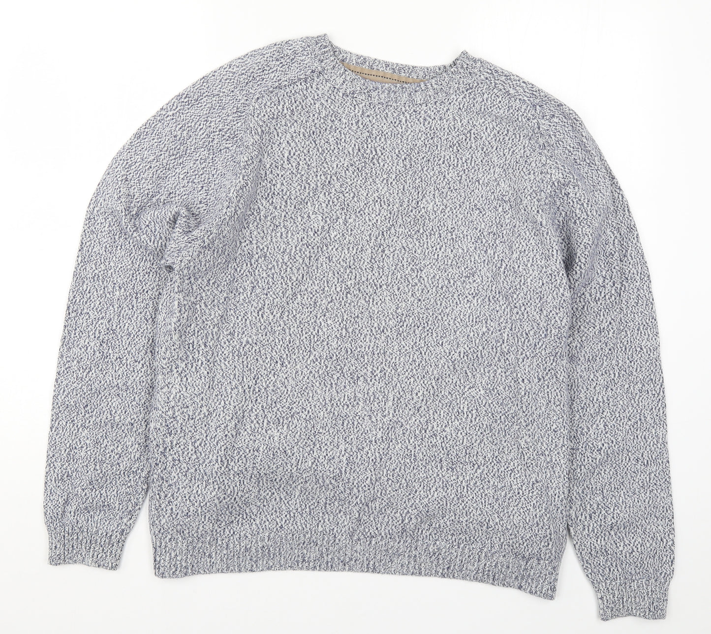 George Mens Blue  Knit Pullover Jumper Size M