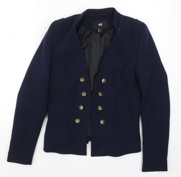 H&M Womens Blue   Jacket  Size 8