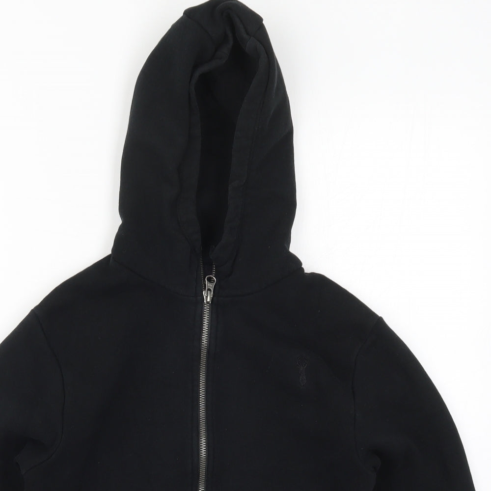 NEXT Boys Black   Full Zip Hoodie Size 9 Years