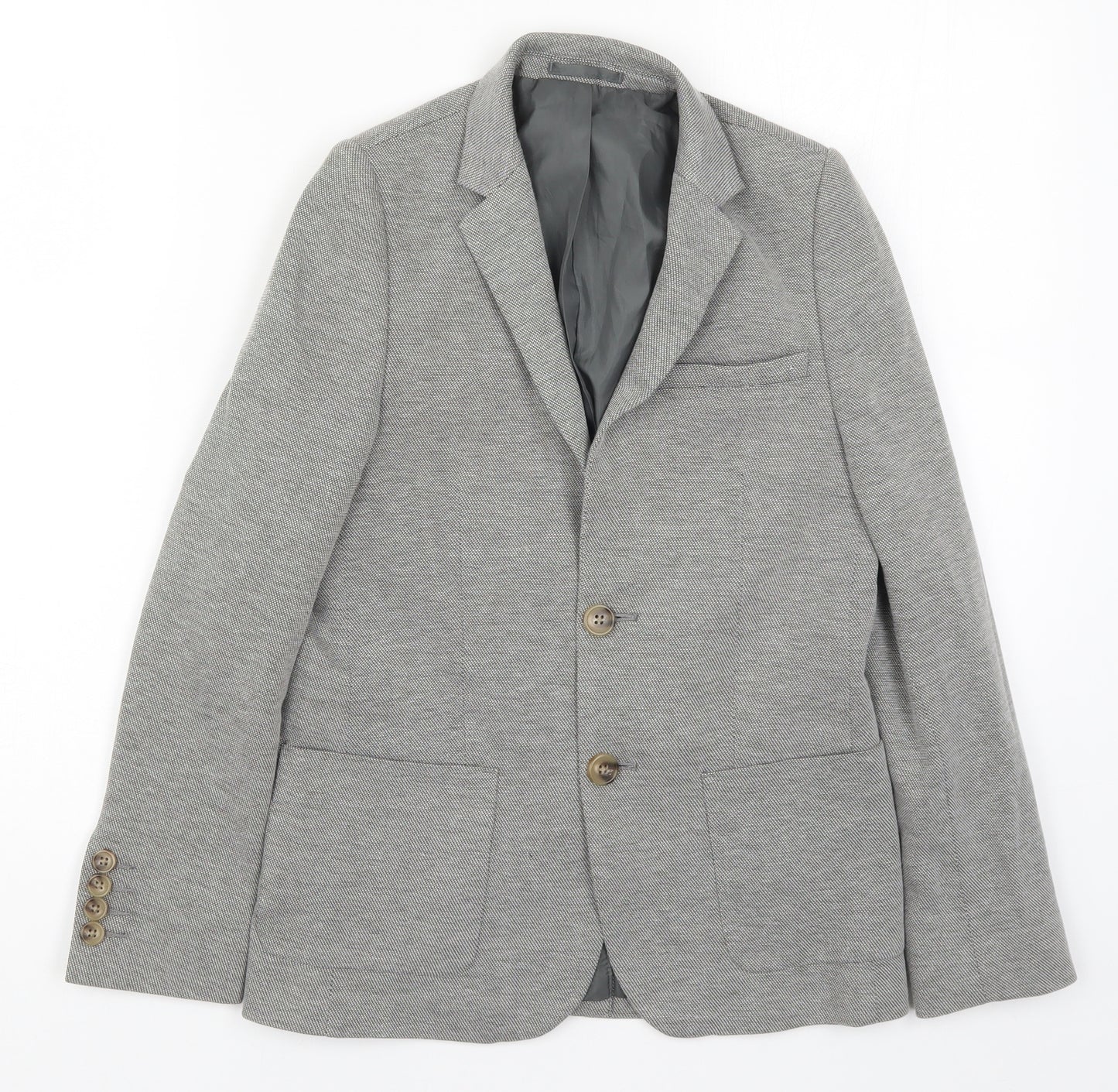 River Island Boys Grey   Jacket Blazer Size 11 Years