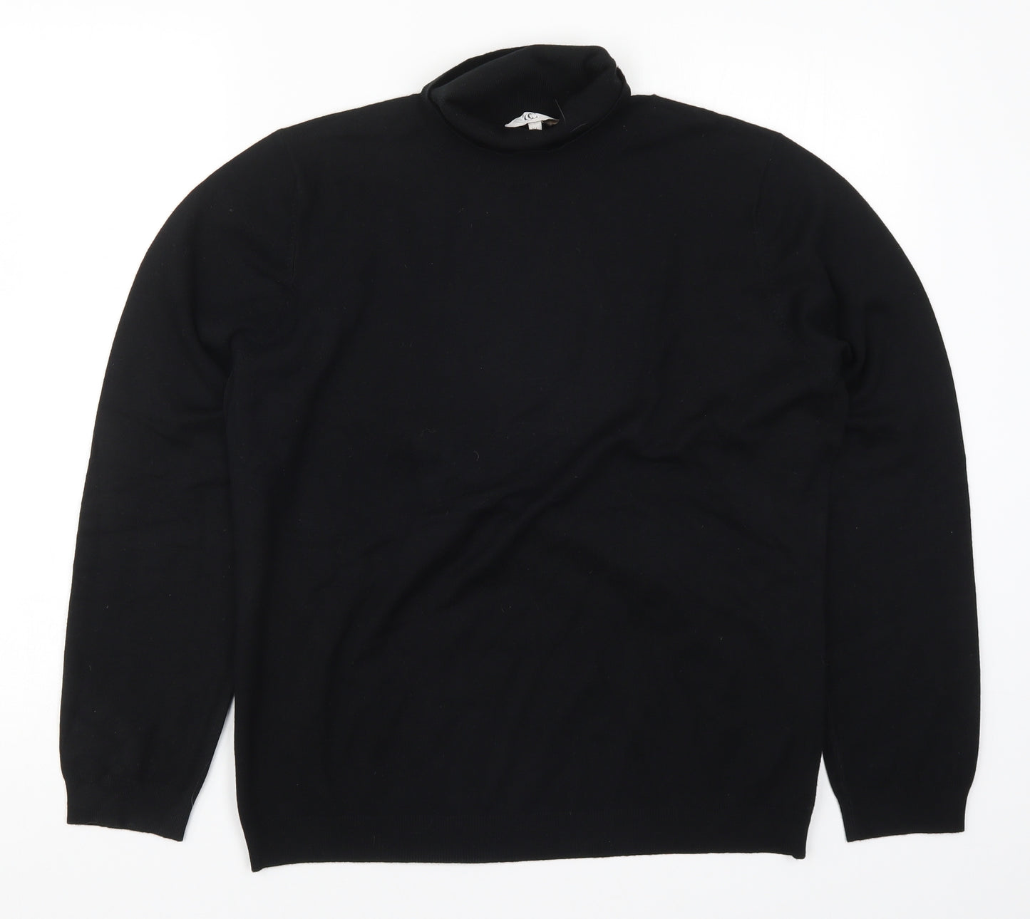 Country Casuals Womens Black  Knit Pullover Jumper Size XL