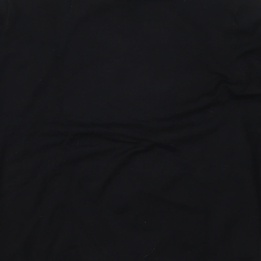 Country Casuals Womens Black  Knit Pullover Jumper Size XL