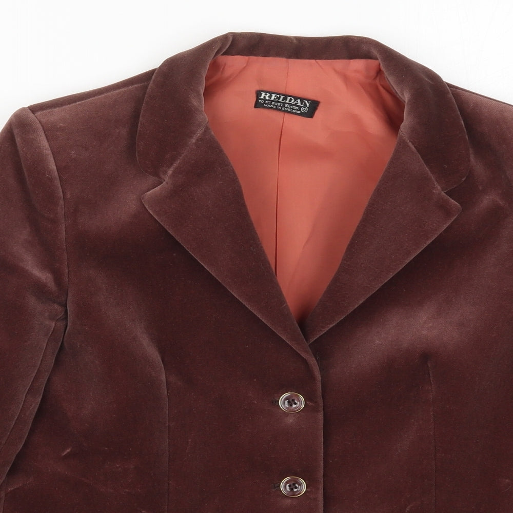 Reldan Womens Pink   Jacket  Size 12