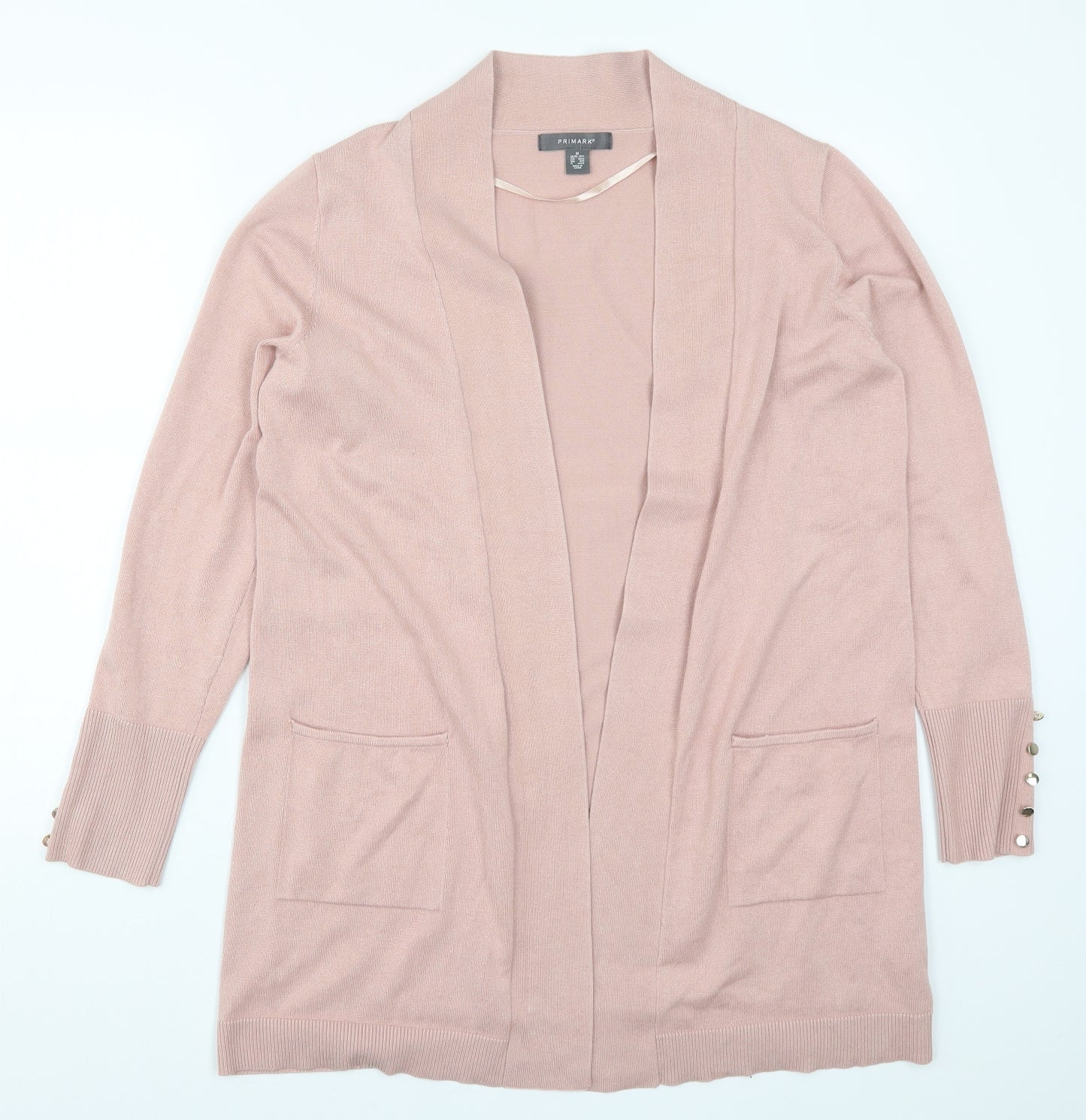 Primark Womens Pink  Knit Cardigan Jumper Size 12