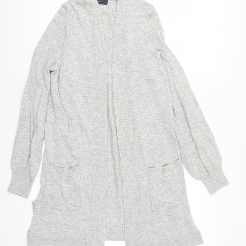 Marks and Spencer Womens Grey  Knit Cardigan Jumper Size S