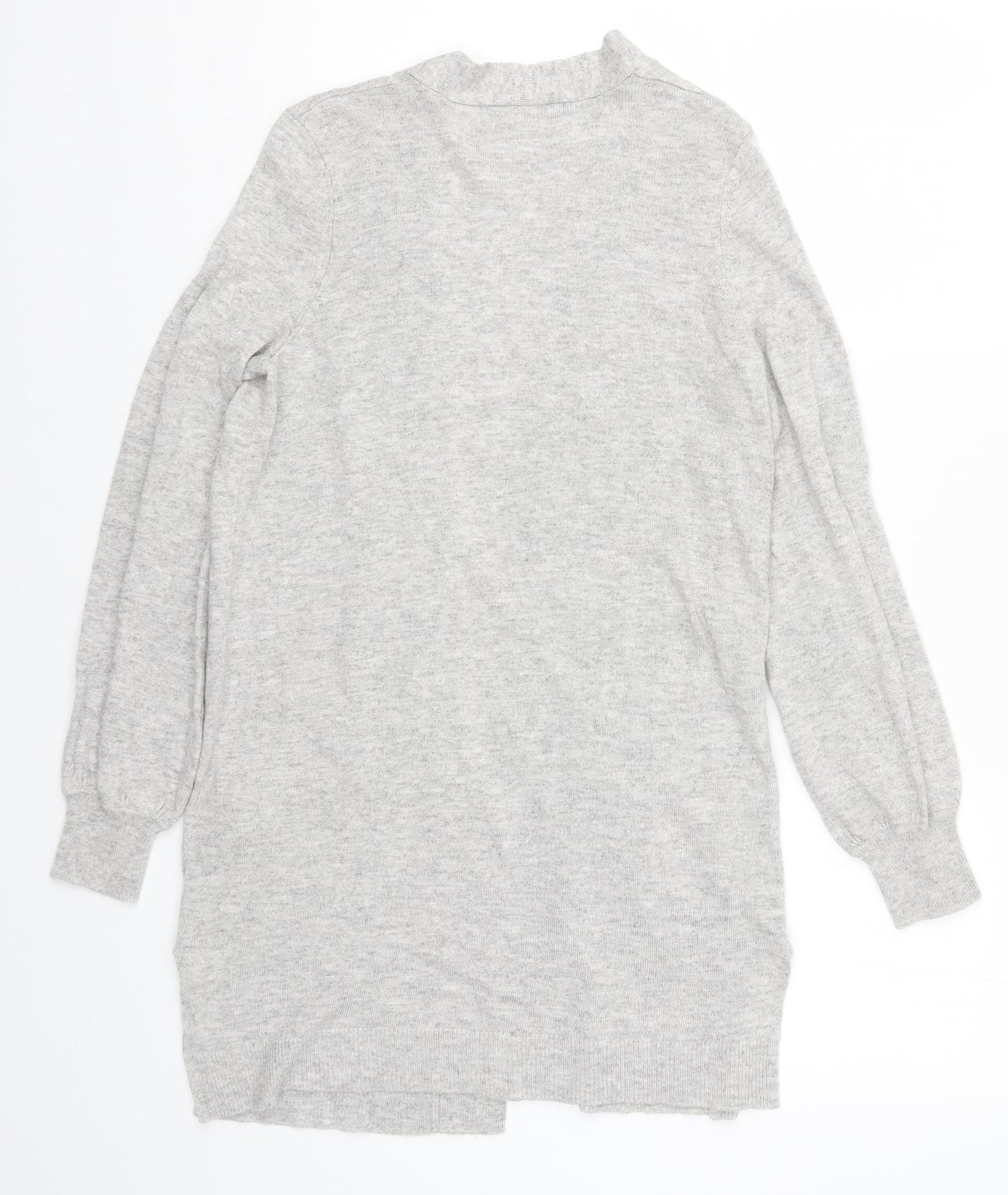 Marks and Spencer Womens Grey  Knit Cardigan Jumper Size S