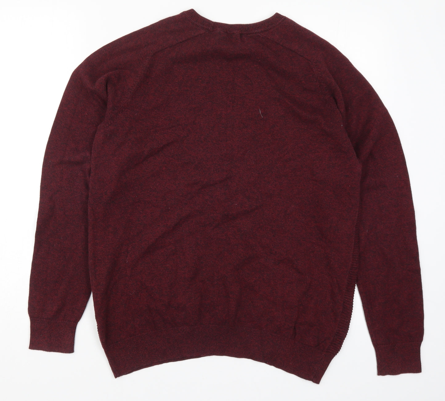 George Mens Red  Knit Pullover Jumper Size M