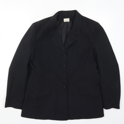 Select Womens Black   Jacket Suit Jacket Size 14
