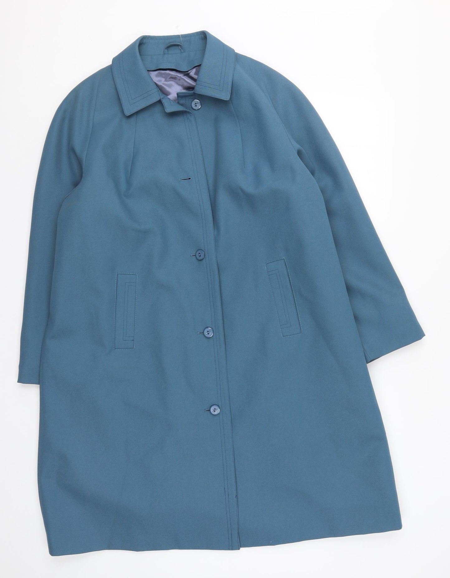 Dannimac Womens Blue   Overcoat Coat Size 10