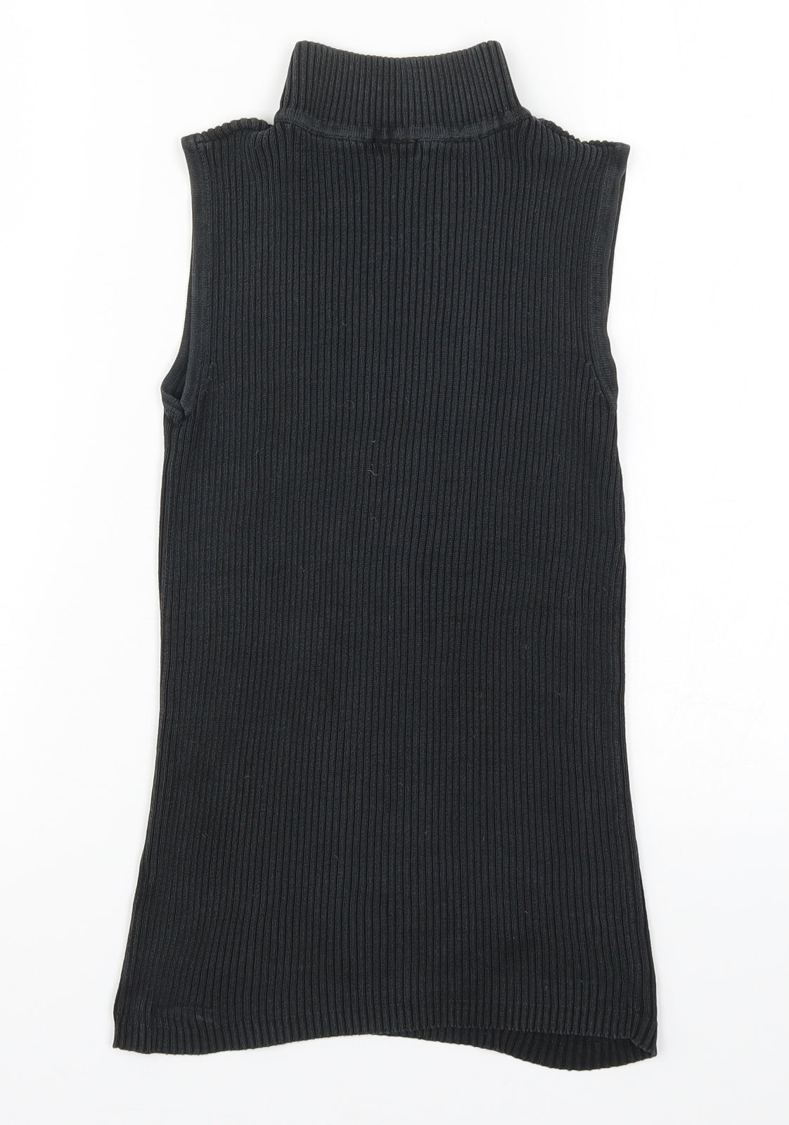 Viz A Viz Womens Grey  Knit Vest Jumper Size S