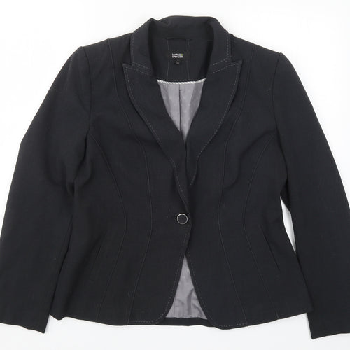 Marks and Spencer Womens Grey   Jacket Suit Jacket Size 14