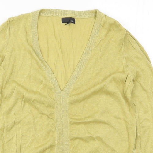 NEXT Womens Yellow  Knit Pullover Jumper Size 16