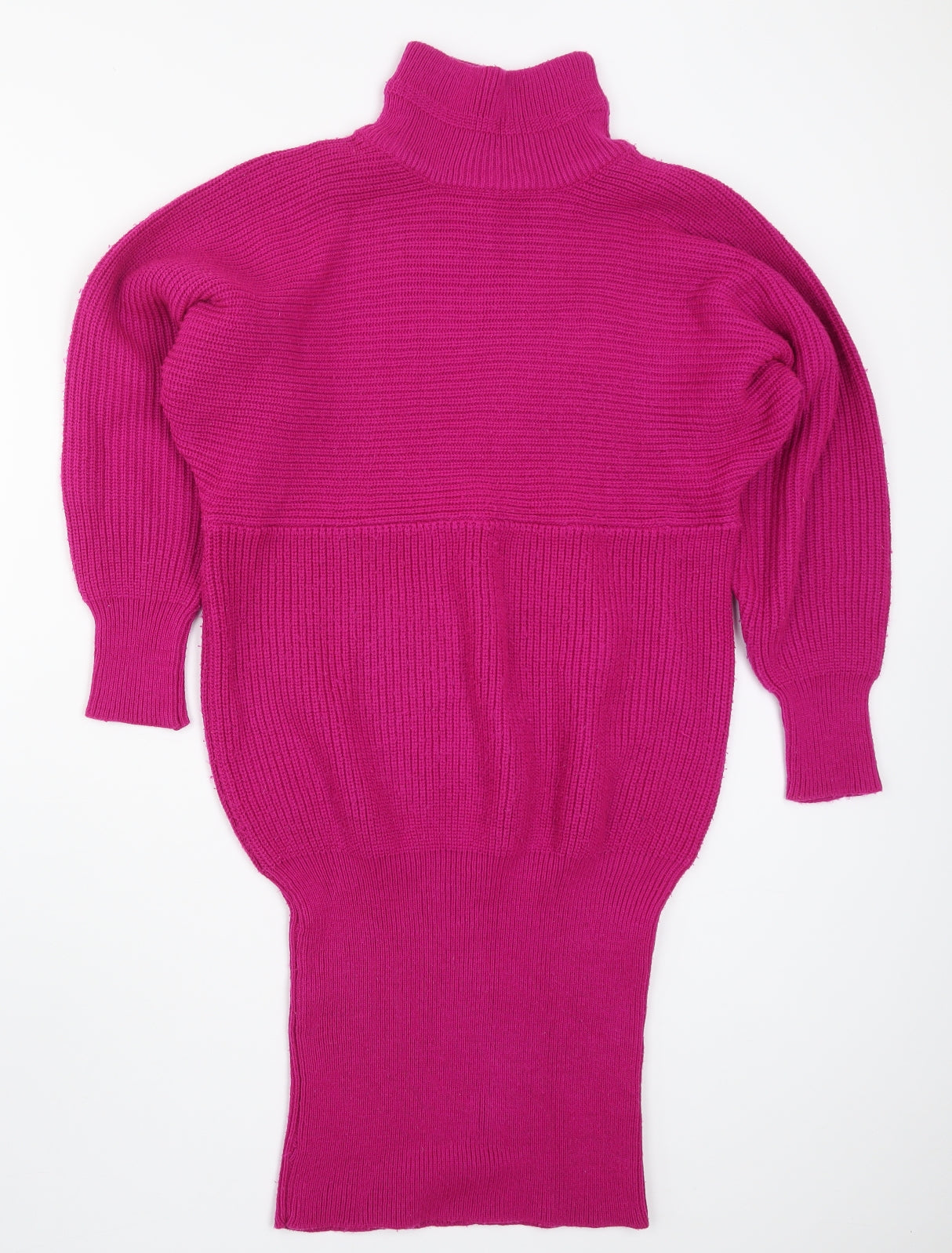 Michel Womens Pink  Knit Jumper Dress  Size M