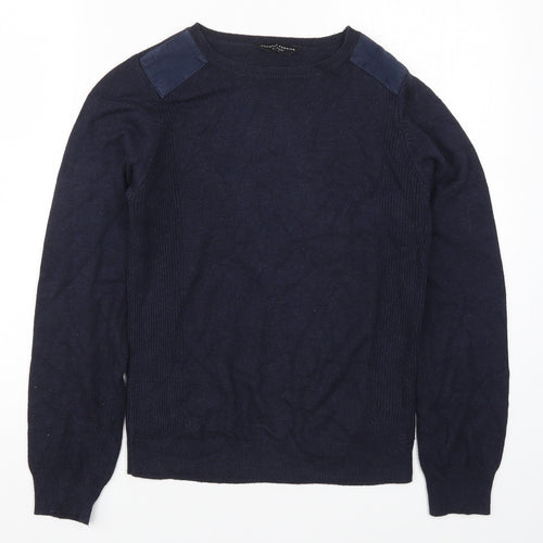 Dorothy Perkins Womens Blue  Knit Pullover Jumper Size 12