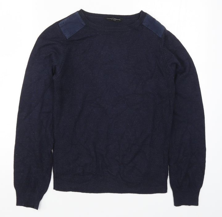 Dorothy Perkins Womens Blue Knit Pullover Jumper Size 12