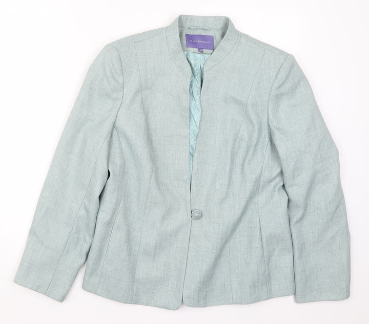 Autonomy Womens Blue Jacket Size 16