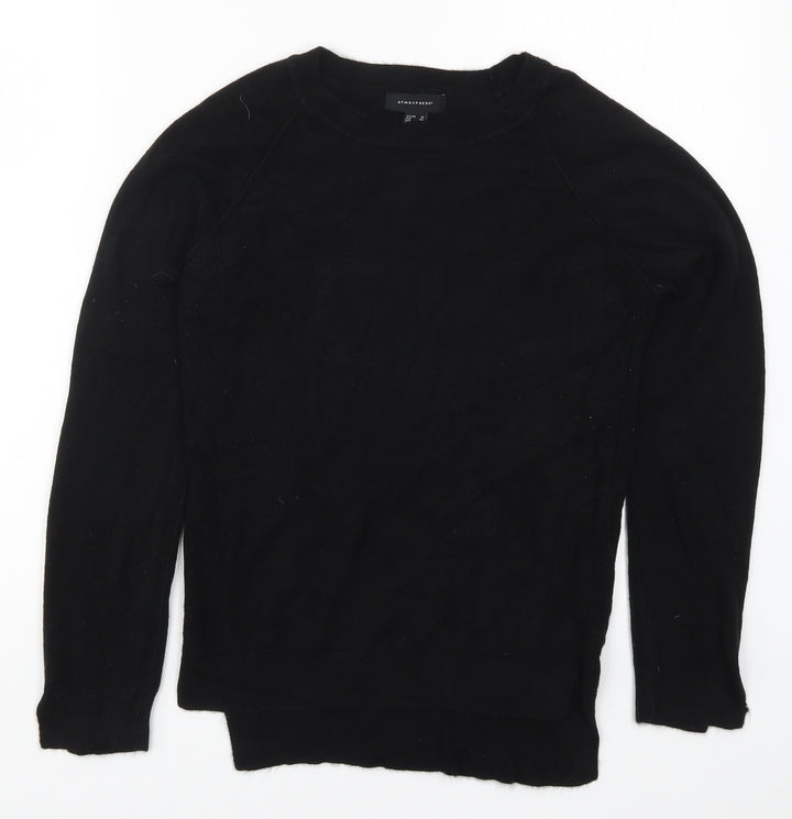 Atmosphere Womens Black  Knit Pullover Jumper Size 12