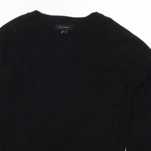 Atmosphere Womens Black  Knit Pullover Jumper Size 12