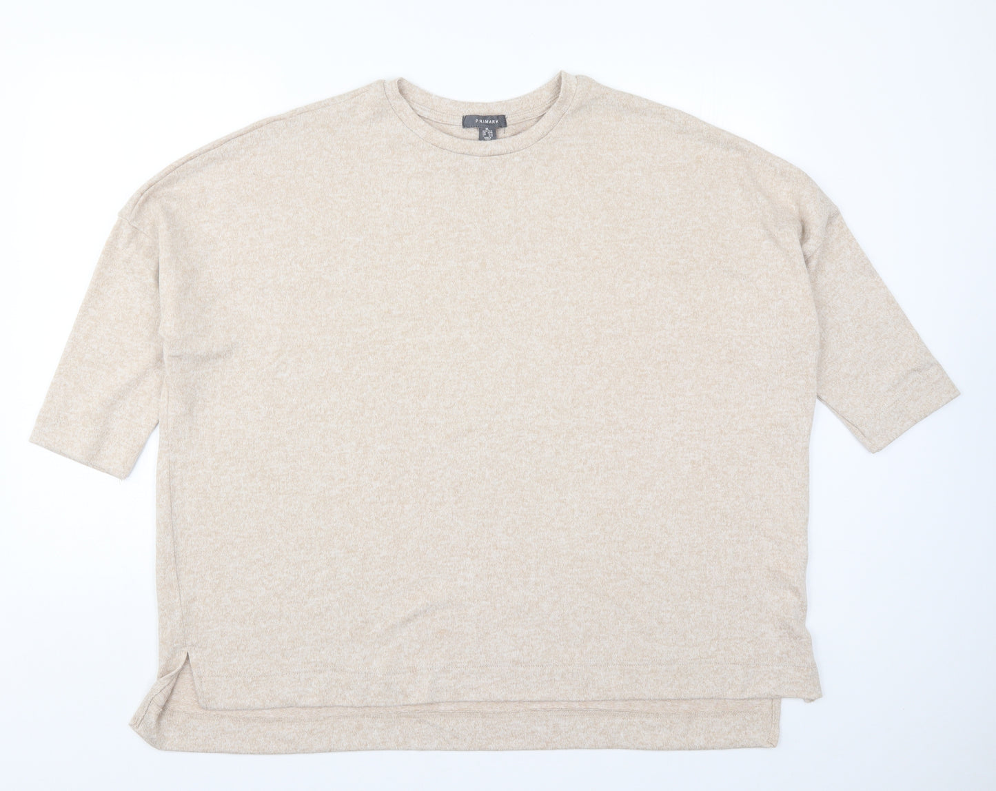 Primark Womens Beige   Basic T-Shirt Size 18