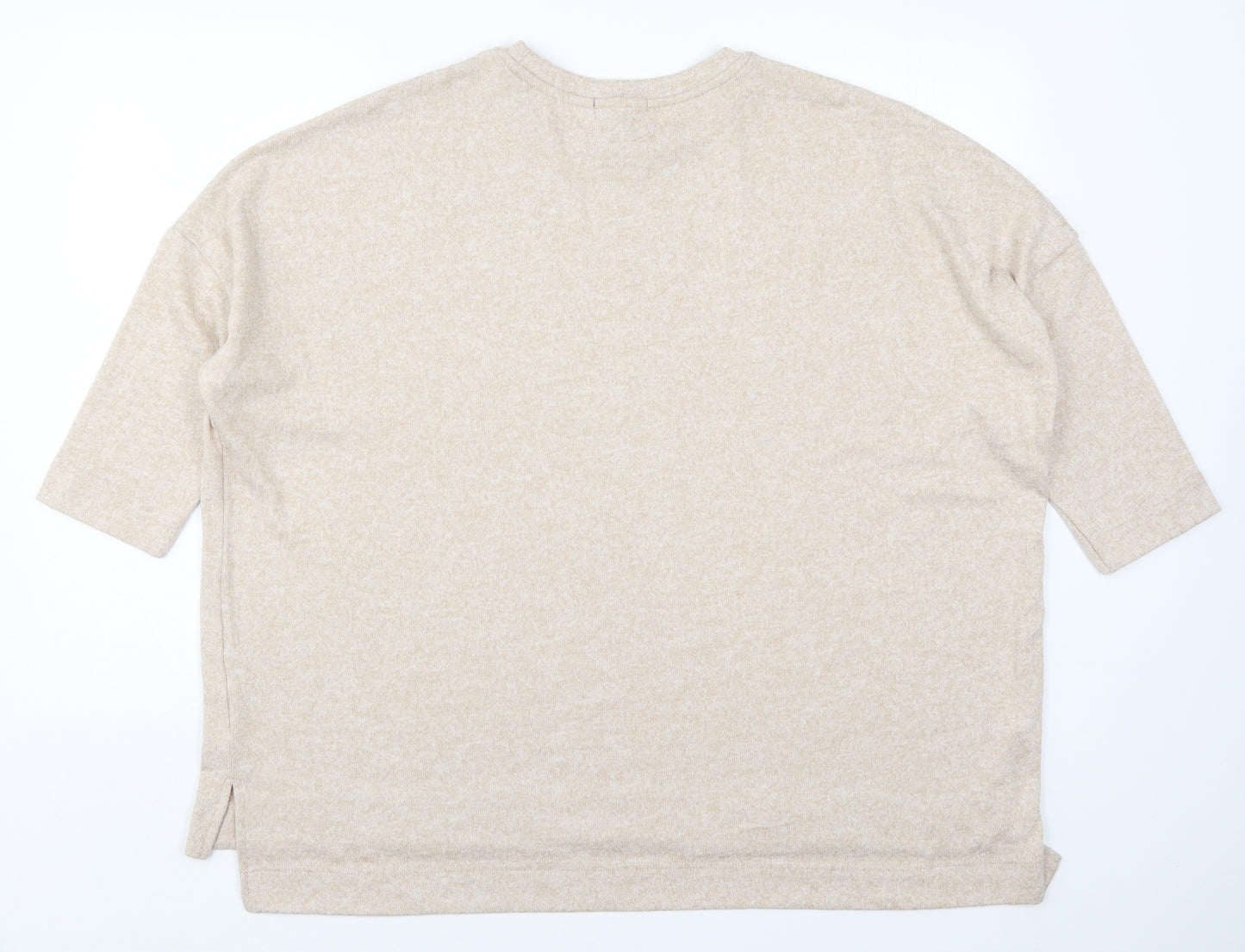 Primark Womens Beige   Basic T-Shirt Size 18
